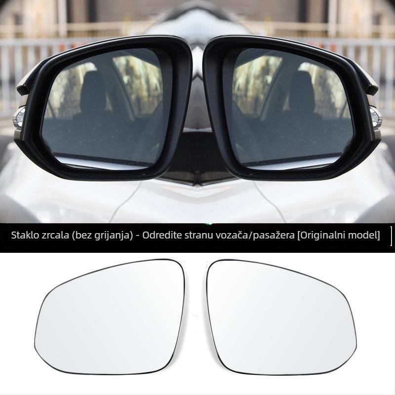 Vanjsko kućište ogledala za Toyota RAV4, lijevo i desno, s okvirom svjetla pokazivača, PC materijal