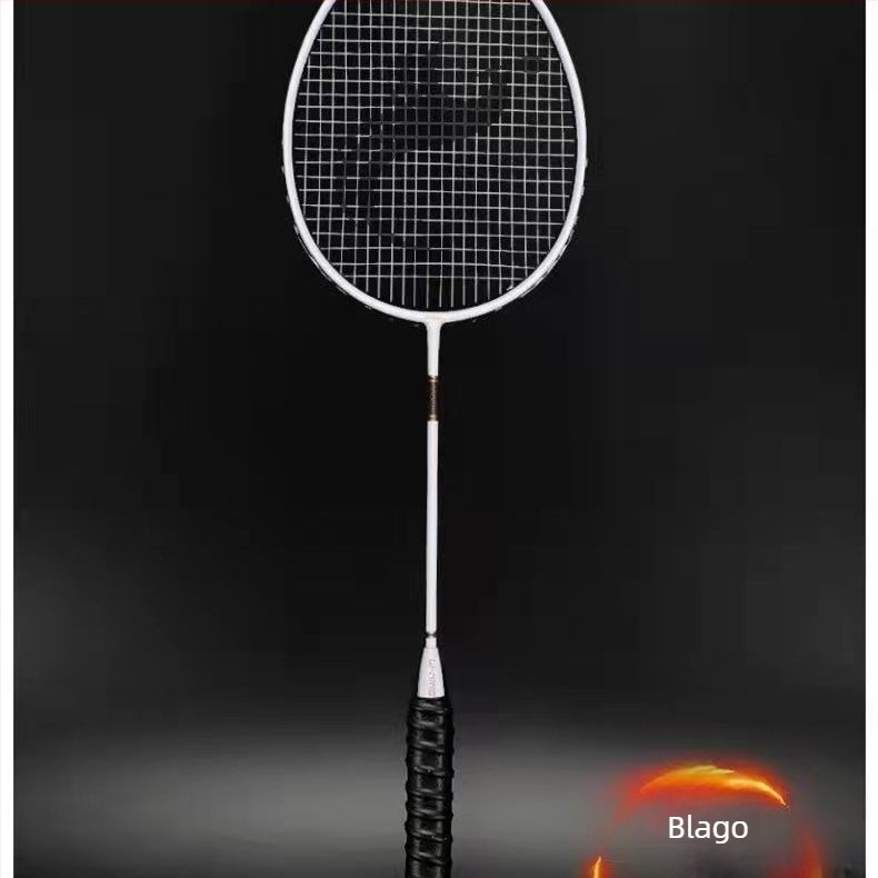 Raketa za badminton s karbonskim vlaknima, ultralagana, ofenzivni stil, pogodna za muškarce i žene, pojedinačno i parovi