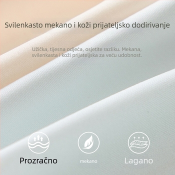 Najlon grudnjak za djevojčice s punim košaricama, tanak latexni kalup, čvrste dvostruke naramenice, prozračan i udoban