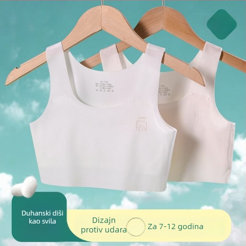 Djevojački bez rukava top s mrežastom prozračnom tkaninom – 54% najlon/poliamid, sigurnosna razina B, za djecu 8+ godina, ljeto/proljeće/jesen