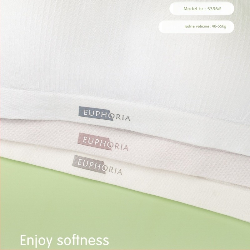 Sportski grudnjak za djevojčice 12–15 godina – Modalni materijal, stil prsluka, s punim košaricama, prozračan i upija znoj