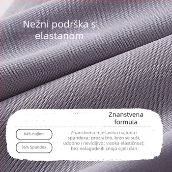 Sportska potpora za trčanje u stilu veste za dob 12–15 godina; glavni materijal 87% poliester, 13% elastan; podstava 100% pamuk; tanke oblikovane košarice; naramenice fiksne, dvostruke