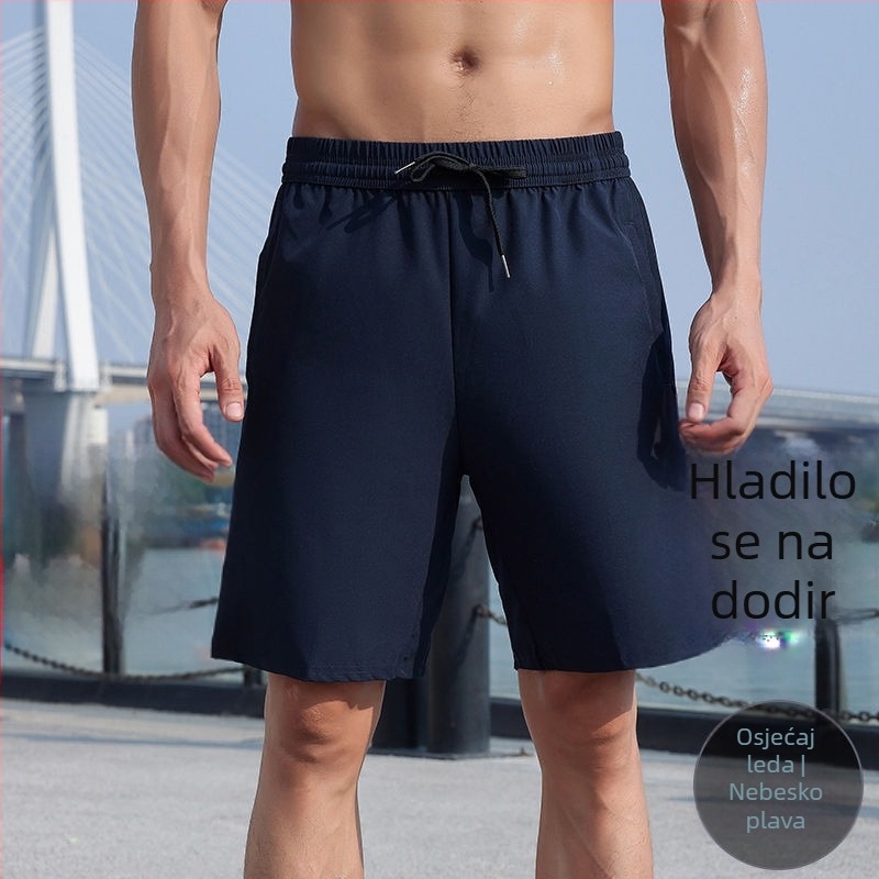 Muške šorce Ice Silk, udoban slobodan kroj, pet duljina, 95% poliester