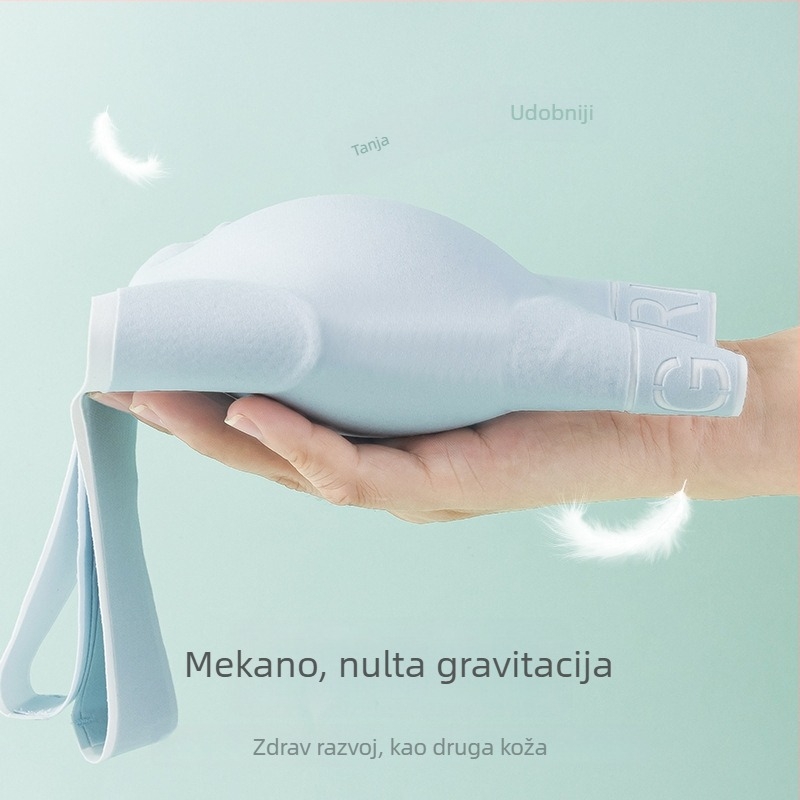 Bezšivni grudnjak-vest u stilu majice, košarica 3/4, oblikovana od spužve, najlonska tkanina, čvrste dvostruke naramenice, prozračan i podržavajući.