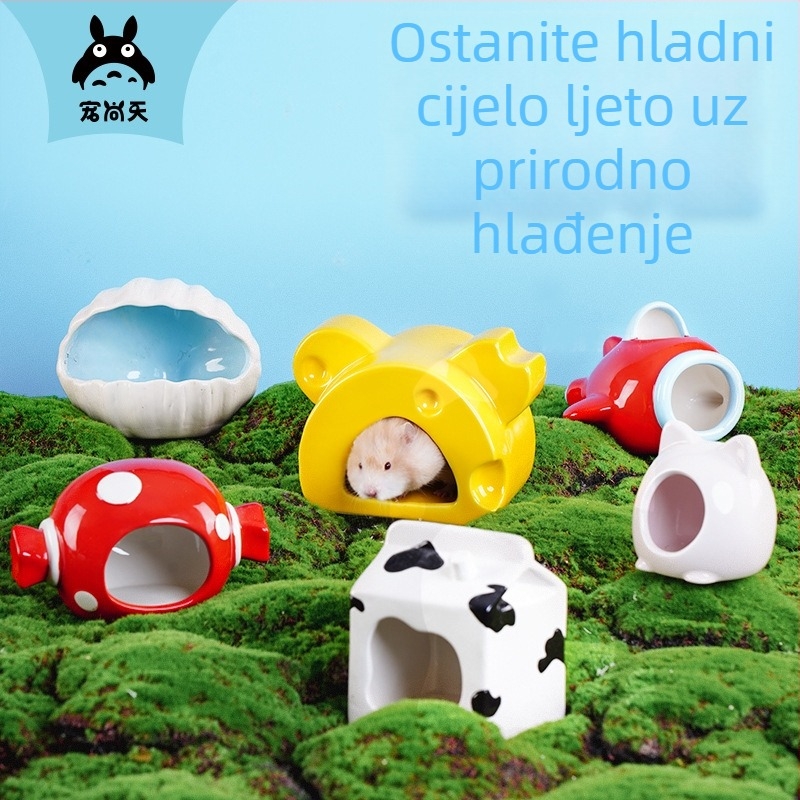 Gnijezdo za hrčka s ledenom podlogom; marka JONSANTY/pet Shangtian; kategorija: posuđe za kućne ljubimce