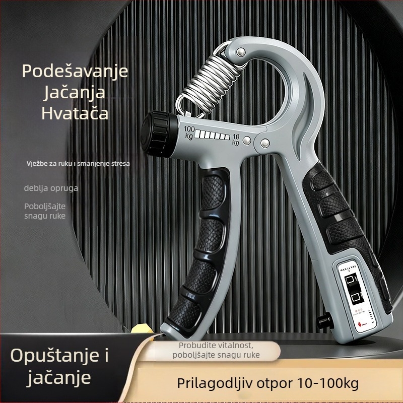 Jačanje hvata, 200 kg kapacitet, opruga za napetost, ABS materijal, pogodno za sve dobne skupine