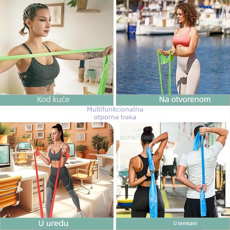 Joga otporna traka – unisex, TPE materijal, brand Fanchi, šifra Fc-6067-ch