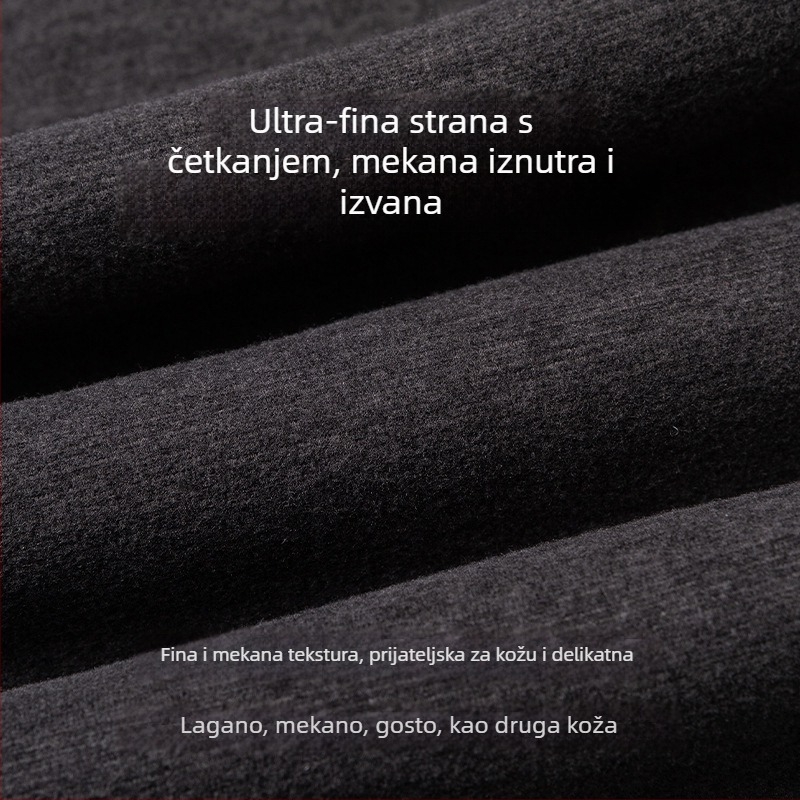 Muške termo hlače s podlogom od janjeće vune, dvostruki sloj, debljina 401–500 g/m², elastične, zadržavaju toplinu i štite od vjetra
