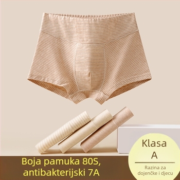Dječje pamuk boxerice za dječake, 90% pamuk, Klasa A, antibakterijske, prozračne, za uzrast 3–8 godina, jesen 2024