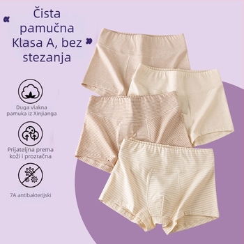 Dječje pamuk boxerice za dječake, 90% pamuk, Klasa A, antibakterijske, prozračne, za uzrast 3–8 godina, jesen 2024