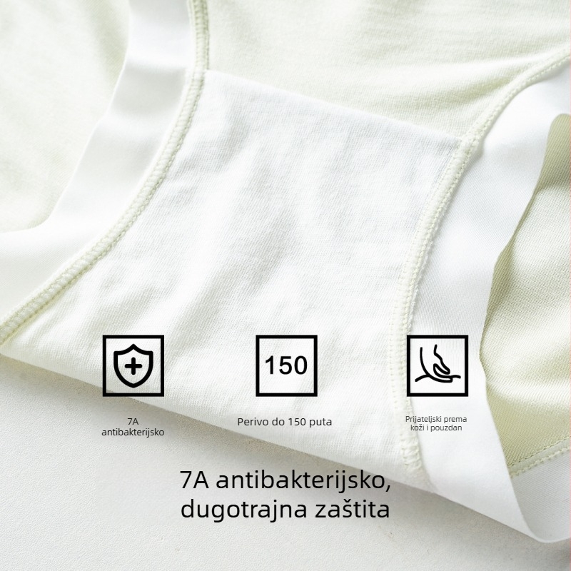Djevojčice gaćice antibakterijske, srednji pojas, Bodengli, vlakna regenerirane celuloze 92,9%