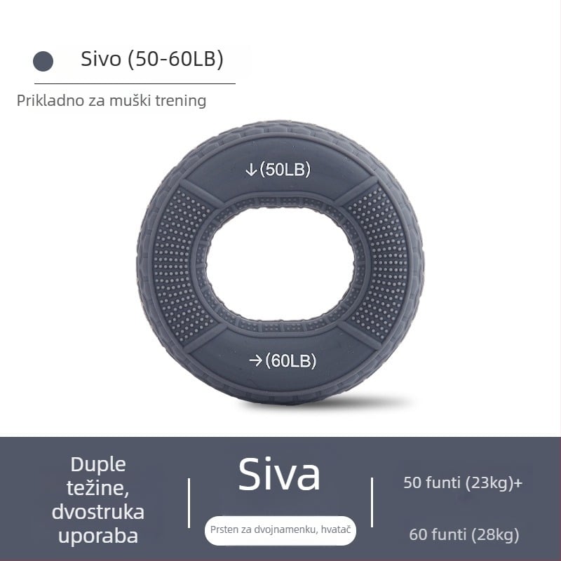 Chanxi silikonski prsten za hvatanje – dvostruka snaga, KD-11, trening snage hvata