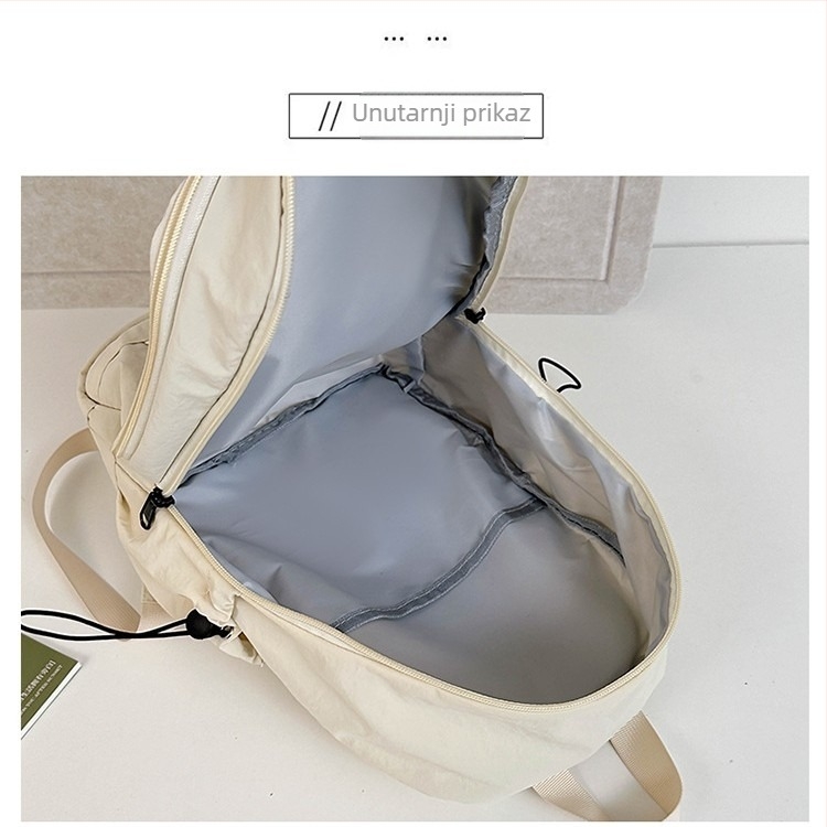 Unisex vanjski mini ruksak, nylon, kapacitet ispod 20 L, kompatibilan s 14-inčnim laptopom, vodootporan, zakrivljene ramenske trake