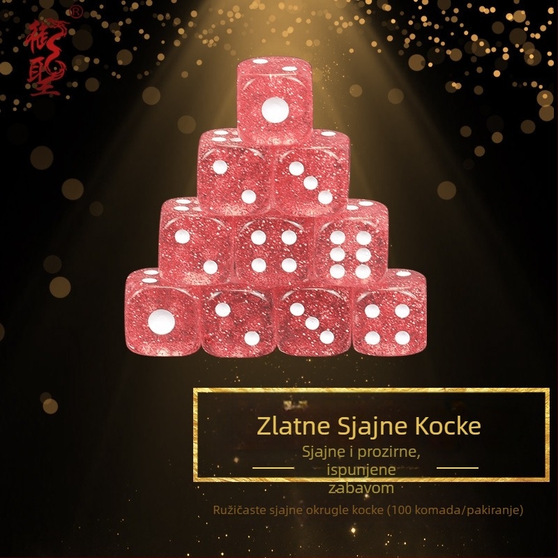 Royal Saint Smoljene Kocke – Prozirne Kristalne s Blještavim Točkama za Bar i KTV