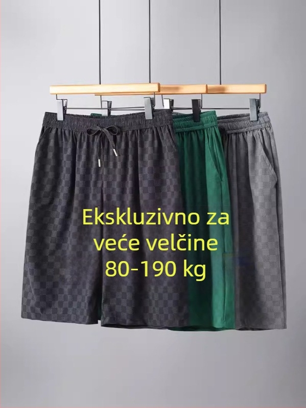 Pet-inčne kratke hlače za ljeto, ležernog kroja, Ice Silk najlon, brzo sušenje, srednje-visoki pojas