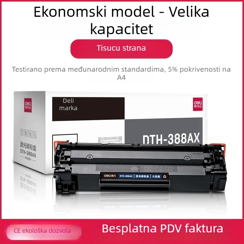 Tonera kaseta DTH-388AT za HP M1136, M126a i P1106 (1500 stranica; napunjivi praškasti toner; lasersko tiskanje)