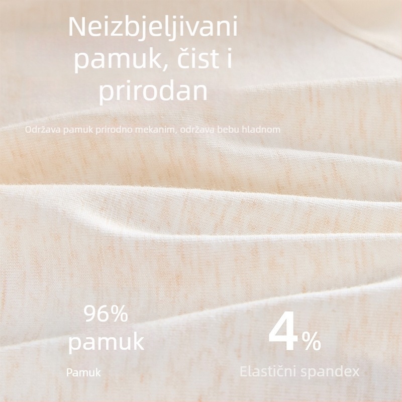 Dječje gaćice od pamuka, 96% pamuk, Klasa A, srednji pojas, dob 3–8 godina