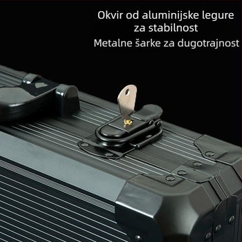 Kutija za poker žetone s nosačem žetona, za Texas Hold'em, Mahjong i dvoranu šaha