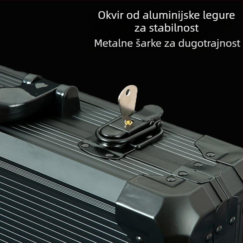 Kutija za poker žetone s nosačem žetona, za Texas Hold'em, Mahjong i dvoranu šaha
