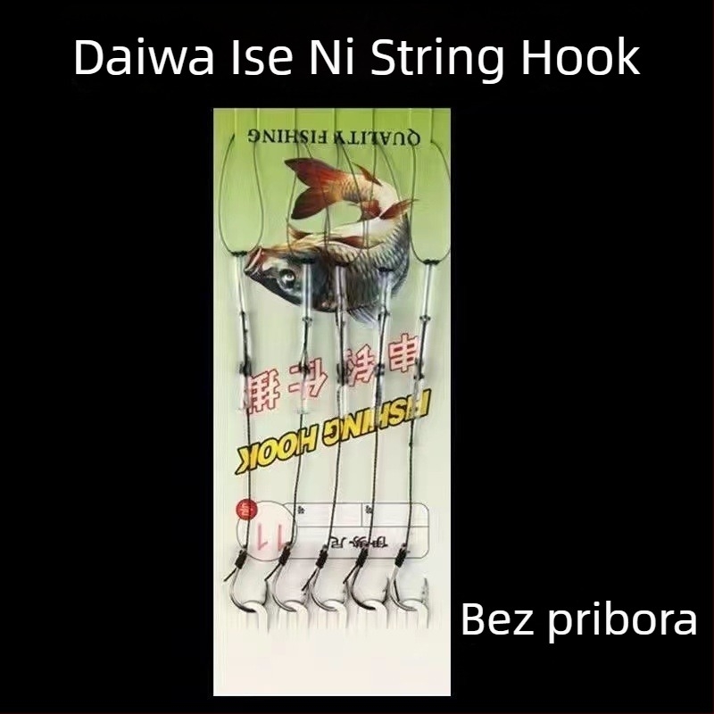 Set protuzamotanih udica za morski ribolov, s bodljikavim udicama, set morskog štapa i bacanja za karp ribolov