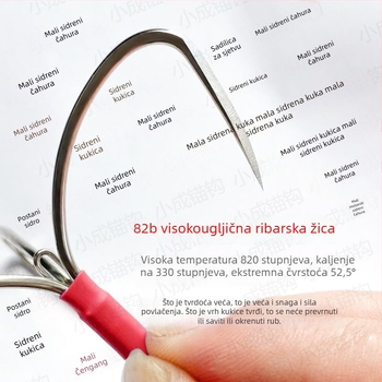 Ribarska kuka - bez bodlji, trostruka kandža, sidreni stil - Marka Unique (Marka: Unique; Bodlje: Ne; Kategorija proizvoda: Obična kuka; Kategorija: Ribarska kuka)