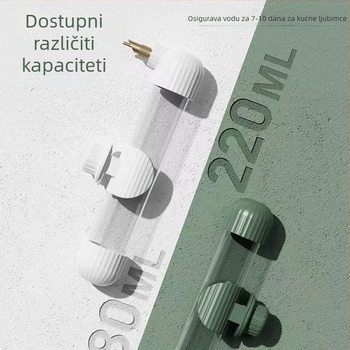 Automatski dozirivač vode za papigu, akrilni materijal; boca tip igla; Demon pet marka; prilagodljivo za velike narudžbe