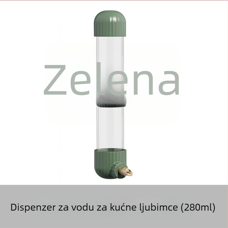 Automatski dozirivač vode za papigu, akrilni materijal; boca tip igla; Demon pet marka; prilagodljivo za velike narudžbe