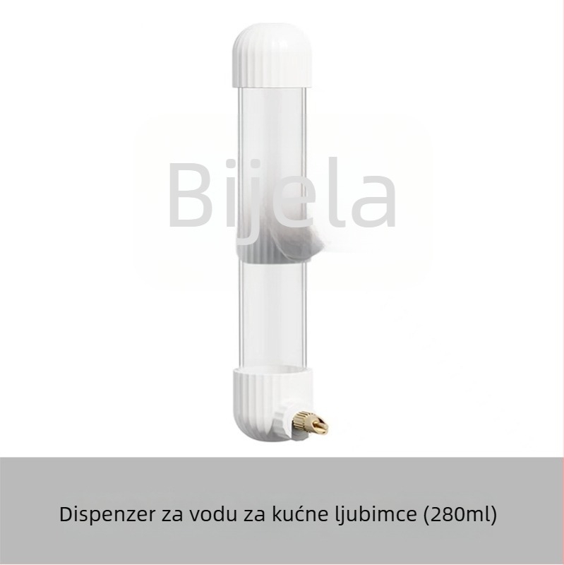 Automatski dozirivač vode za papigu, akrilni materijal; boca tip igla; Demon pet marka; prilagodljivo za velike narudžbe