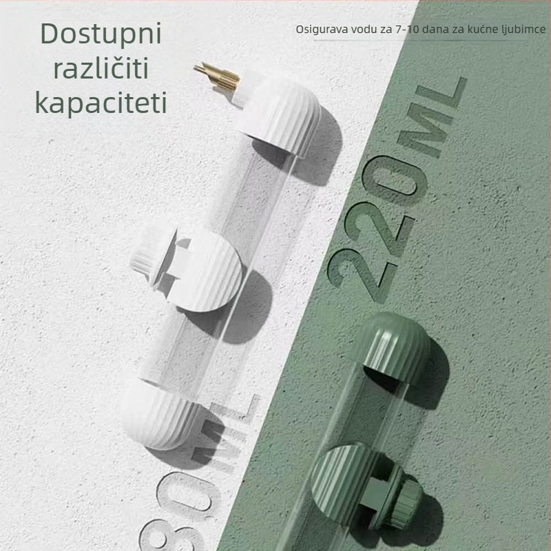 Automatski dozirivač vode za papigu, akrilni materijal; boca tip igla; Demon pet marka; prilagodljivo za velike narudžbe