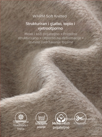 Ženski kaput, slobodan kroj, produžena duljina, Turn-down ovratnik, korejski stil
