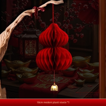 Papirnati lampion, kineskog stila, nepravilnog oblika, marka Gong Huang, ne svijetli