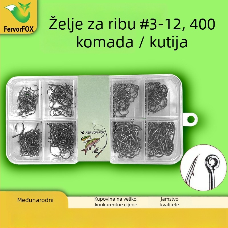 Ferovrfox udica, sky hook, broj 3, za jezerski ribolov, visoka čvrstoća
