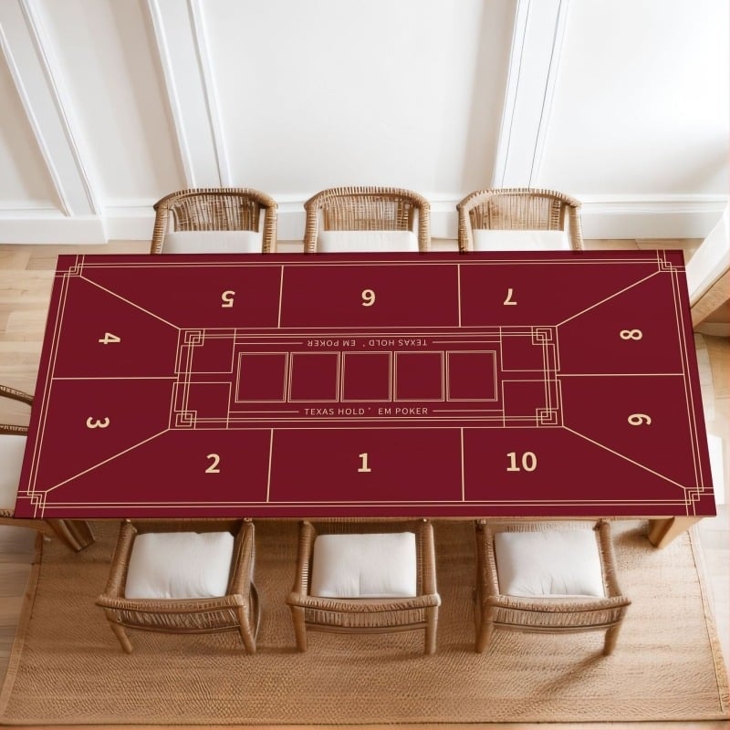 Stolni prekrivač od diatomske gline, pravokutnog oblika, protuklizan i toplinsku izolaciju, geometrijski uzorak, kineski stil