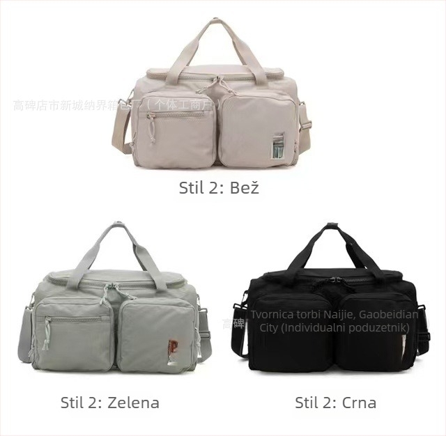 Unisex crossbody torba od Oxford platna, podstava od poliestera, gradski minimalistički stil, model h183, za svakodnevnu upotrebu