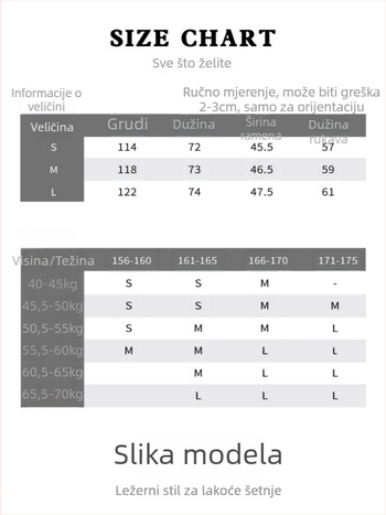 Ženski kaput od poliestera s podstavom od ovčje kože, srednje duljine, široka silueta