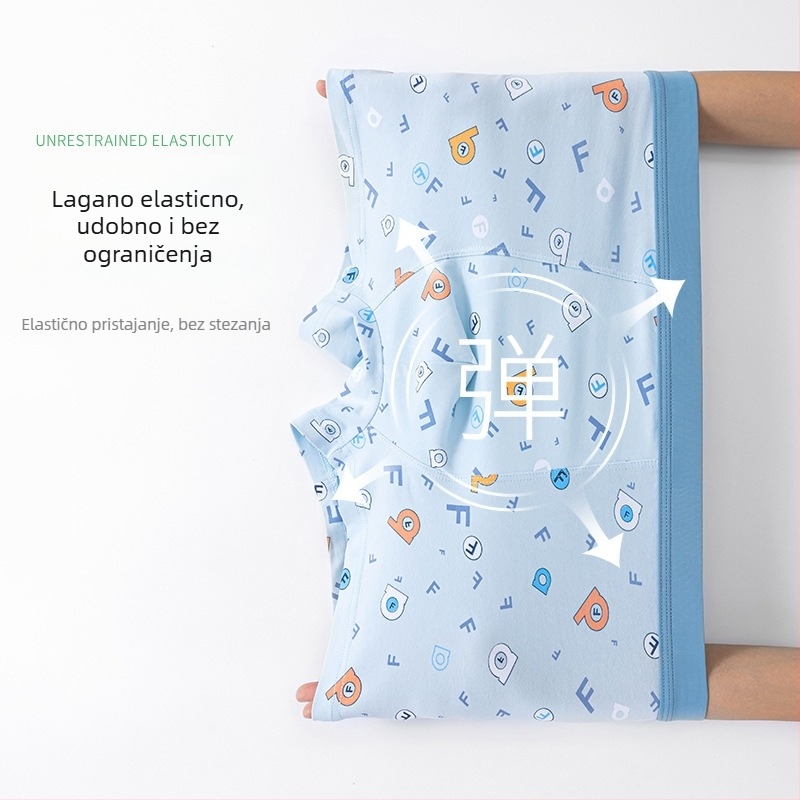 Boxerice za dječake, 95% pamuk s 5% elastan, sigurnosna razina A, artikal YKF21302, za djecu od 8 godina i više