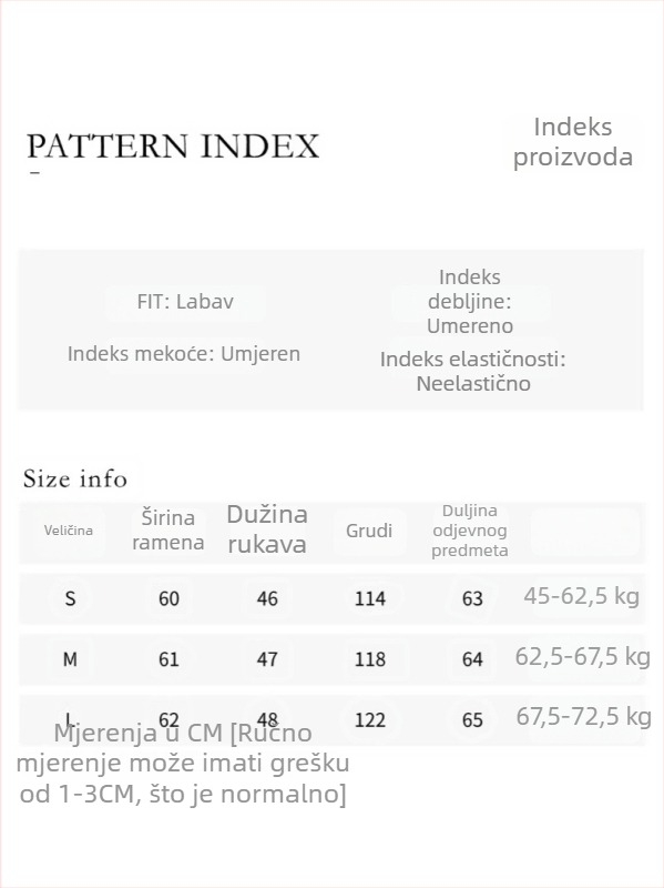 Žensko vanjsko sako, poliester, V izrez, jednoredno kopčanje, dugi rukavi