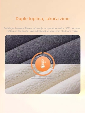 Ženske termične tajice s vunom od jagnjeće, visokim pojasom, uskim krojem, flis podstava, debele i tople za nošenje na otvorenom