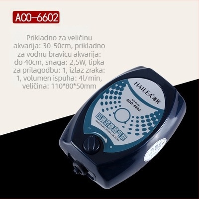 Haili pumpa za kisik u akvariju ACO5503/6603/9610 tiho aerator