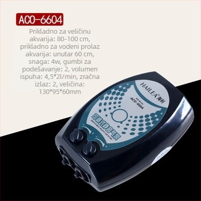 Haili pumpa za kisik u akvariju ACO5503/6603/9610 tiho aerator