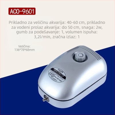 Haili pumpa za kisik u akvariju ACO5503/6603/9610 tiho aerator