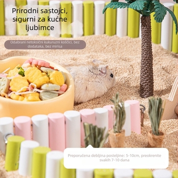 Podloga za hrčke od kukurice – bez prašine, upija mirise, visoka apsorpcija; za hrčke i male glodavce. Marka Chengxi, Porijeklo Shandong