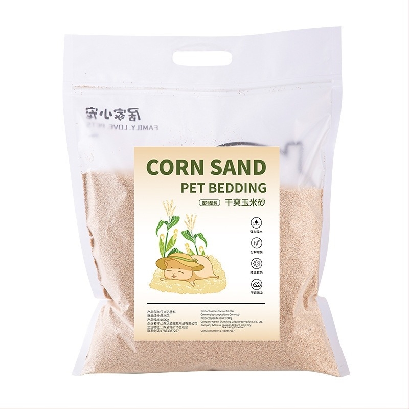 Podloga za hrčke od kukurice – bez prašine, upija mirise, visoka apsorpcija; za hrčke i male glodavce. Marka Chengxi, Porijeklo Shandong