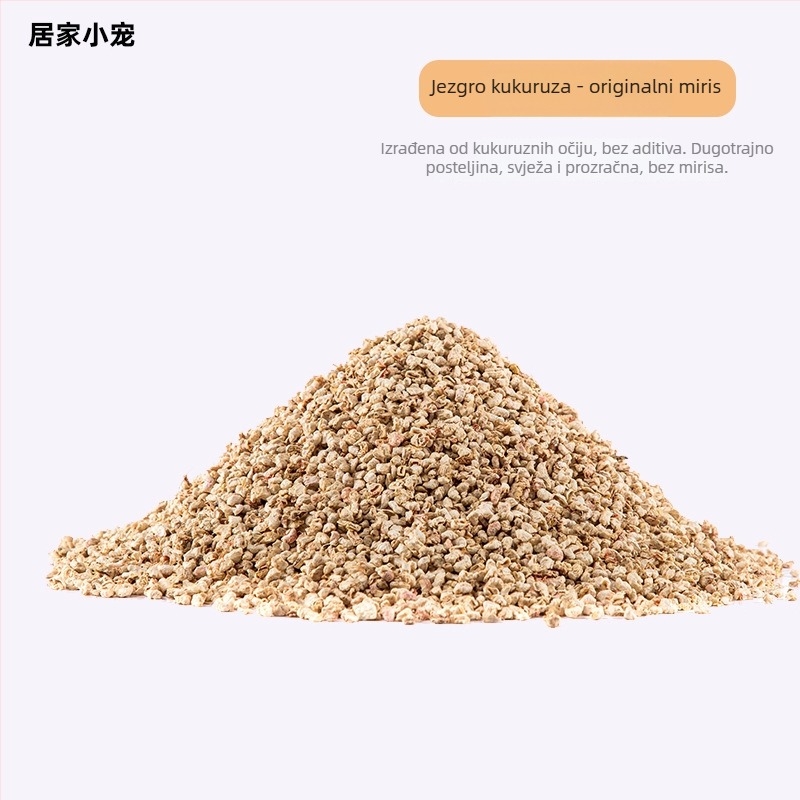 Podloga za hrčke od kukurice – bez prašine, upija mirise, visoka apsorpcija; za hrčke i male glodavce. Marka Chengxi, Porijeklo Shandong