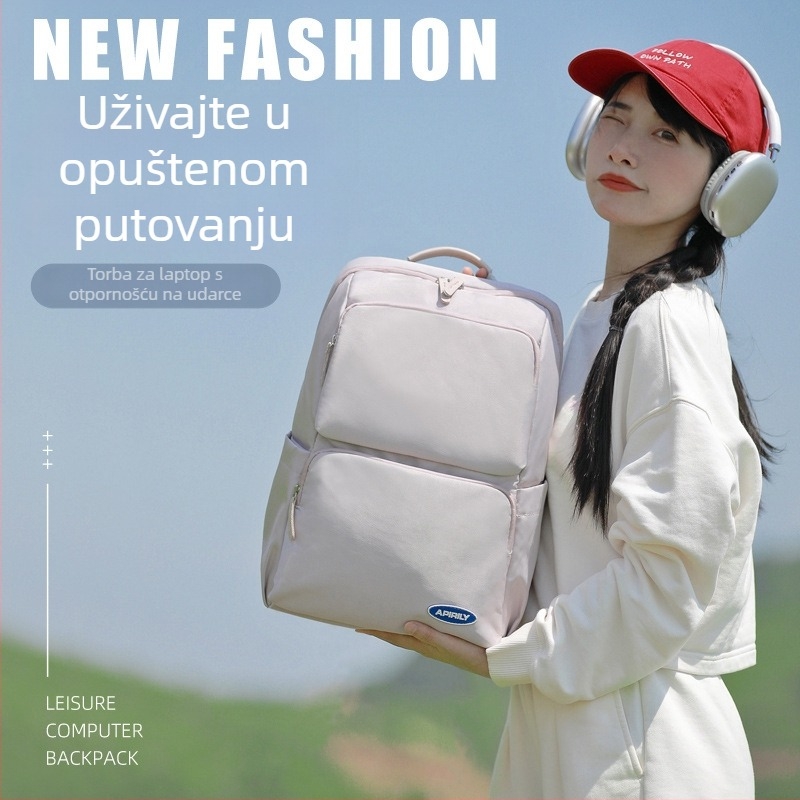 Školska torba za učenike - Veliki kapacitet, vodootporna, protiv krađe, prozračna, gradski dizajn