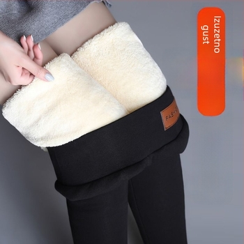 Ženske all-in-one hlače, pamuk-poliester tkanina, osnovni stil, srednja debljina, prozračan, širok kroj, zima 2025