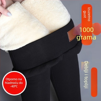 Ženske all-in-one hlače, pamuk-poliester tkanina, osnovni stil, srednja debljina, prozračan, širok kroj, zima 2025