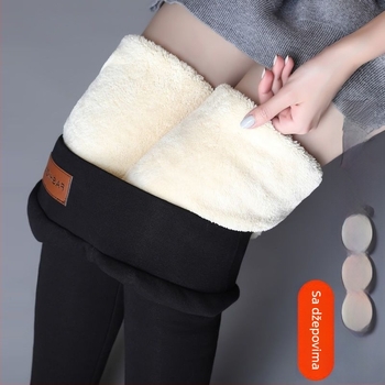 Ženske all-in-one hlače, pamuk-poliester tkanina, osnovni stil, srednja debljina, prozračan, širok kroj, zima 2025