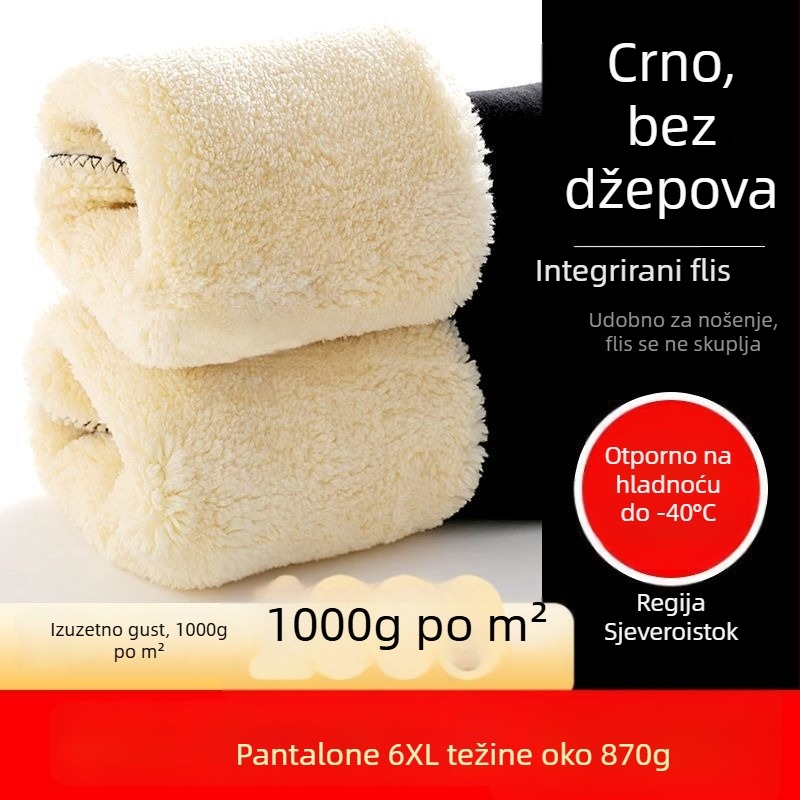 Ženske all-in-one hlače, pamuk-poliester tkanina, osnovni stil, srednja debljina, prozračan, širok kroj, zima 2025