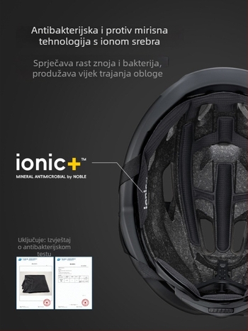 Integrirana kaciga za bicikl, PC+EPS kućište, Locke Brothers, unisex odrasli, tiskani logotip